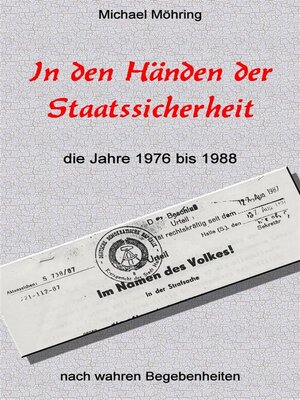 cover image of In den Händen der Staatssicherheit